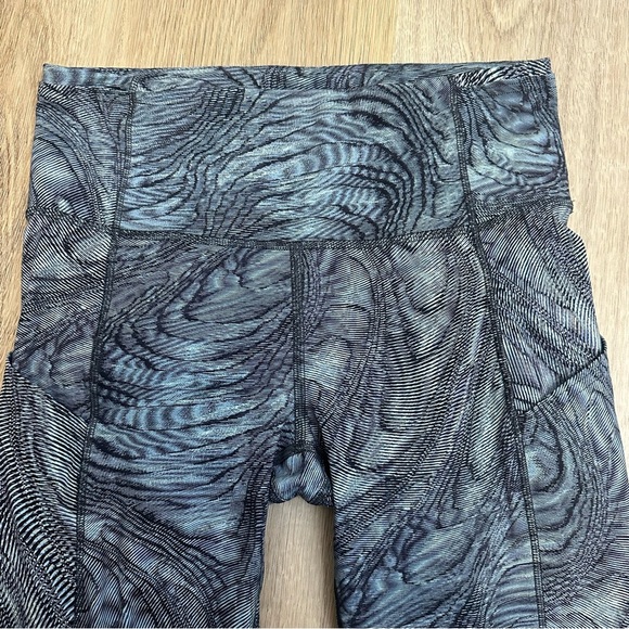 Lululemon Fast and Free Tight 25" Nulux Dimensional Icing Blue Multi - Picture 7 of 12